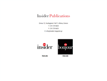 Tablet Screenshot of insider-publications.com
